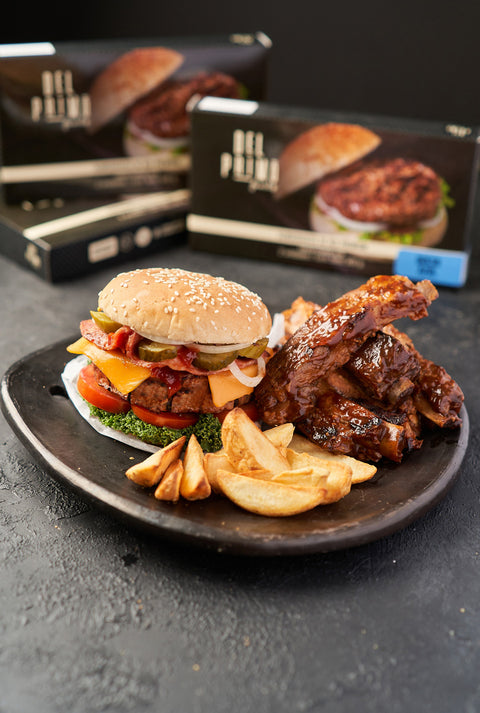 Kit Burger + Bite Size Ribs x 650 gr